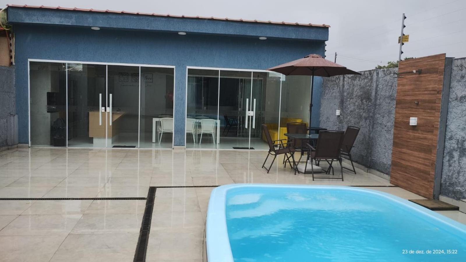 Casa Com Piscina E Hidromassagem Praia Enseada. Γκουαρούχα Εξωτερικό φωτογραφία
